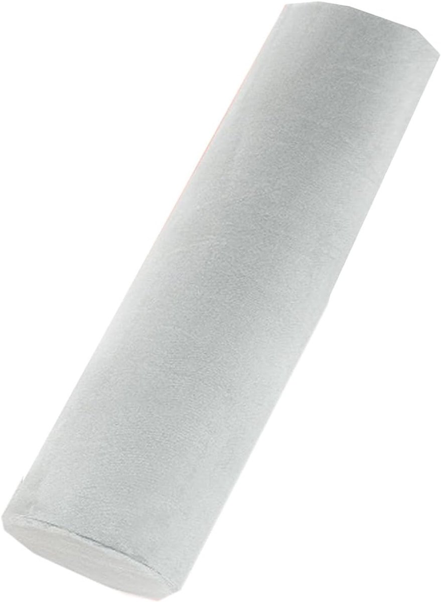 Steun Kussen - Rol Kussen - Comfort Ontspanning - Ademend Pluche Materiaal - 158cm Lengte - Grijs