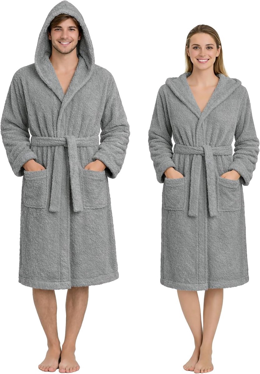 Katoenen Badjas - Heren Dames - Ontspanning na Douche - 100% Katoen Terry - 400 g/m²