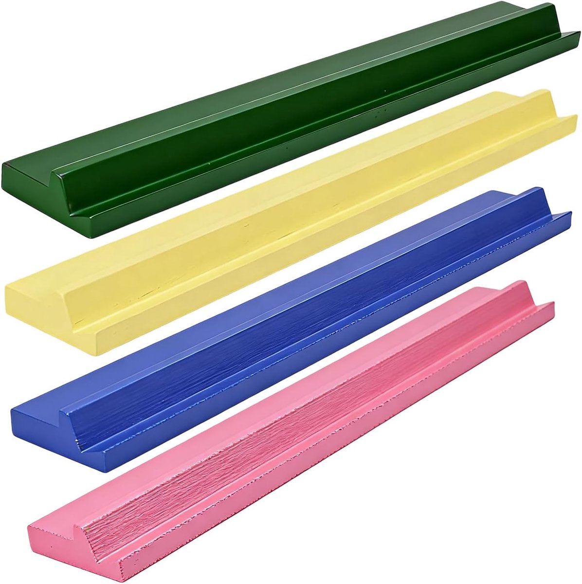 Mahjong Houten Houders - Tegel Organizers - Spel Stabiliteit - Set van 4 stuks