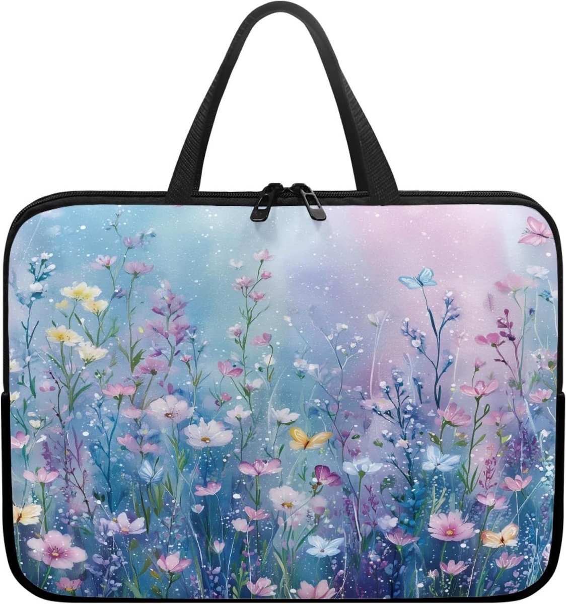 Laptoptas - Notebook tas - Zakelijk gebruik - Waterdicht materiaal - 17 inch - Lila