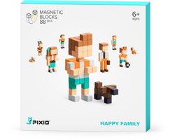 Pixio | Magnetische Blokken Story Series Happy Family 88 Stuks