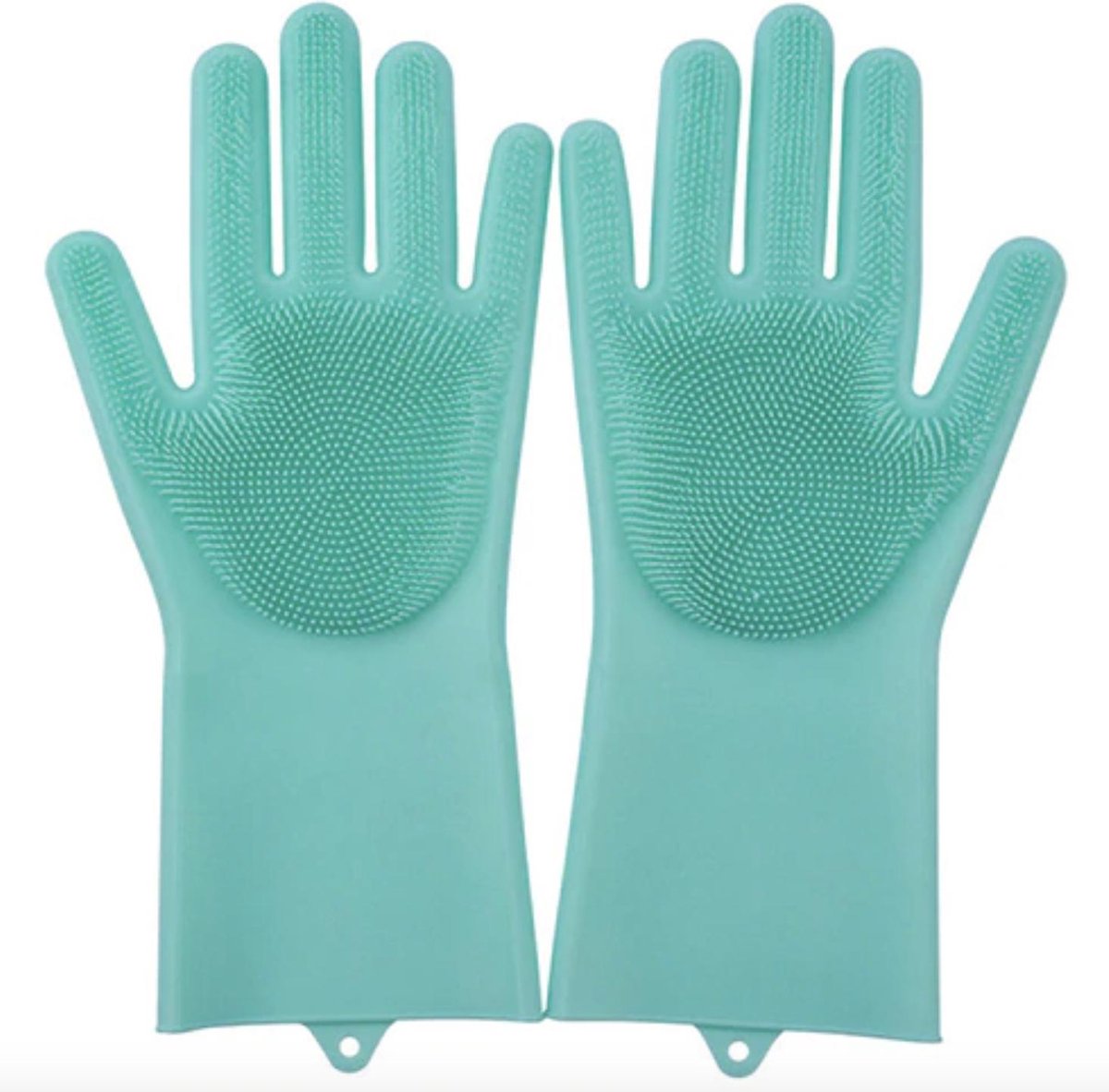 Gants de nettoyage en caoutchouc de silicone magique 2 en 1 avec éponge  -... | bol.com