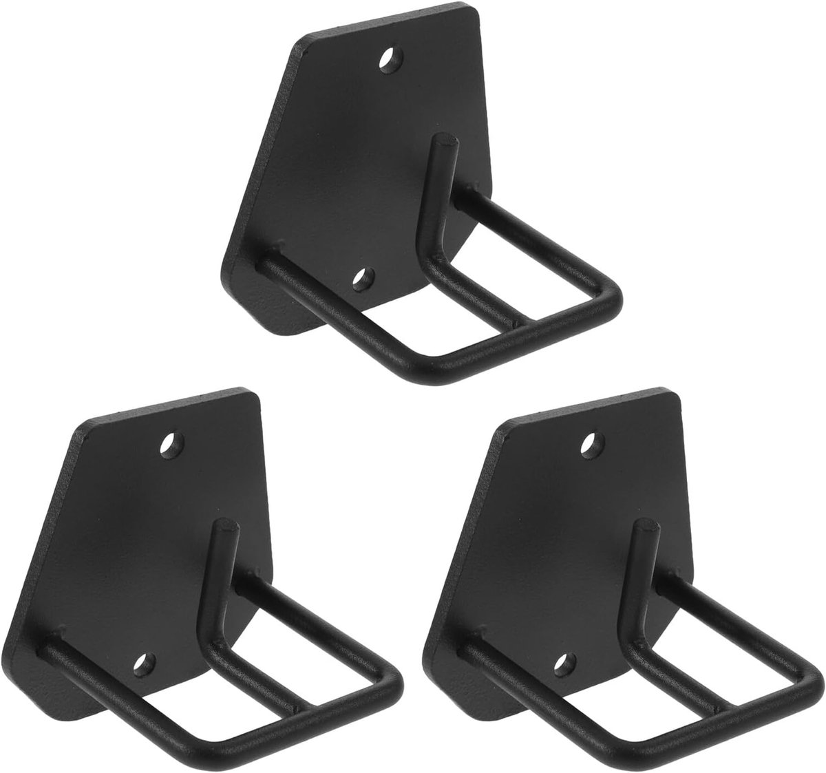 Weerstandsband Muurankers - Fitness Bevestiging - Krachttraining Thuis - Heavy Duty Metaal - 8x7.5x6cm - Zwart