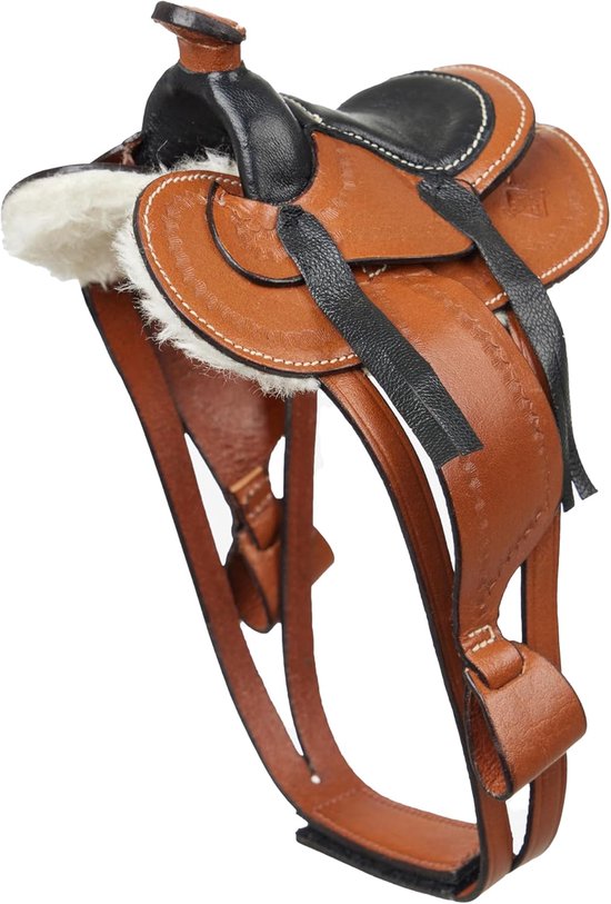Speelgoed Pony Zadel - Western Stijl - Rollenspel Fantasie - Authentiek Design - 14 x 10 x 9 cm - Bruin Speelgoed Pony Zadel - Western Stijl - Rollenspel Fantasie - Authentiek Design - 14 x 10 x 9 cm - Bruin