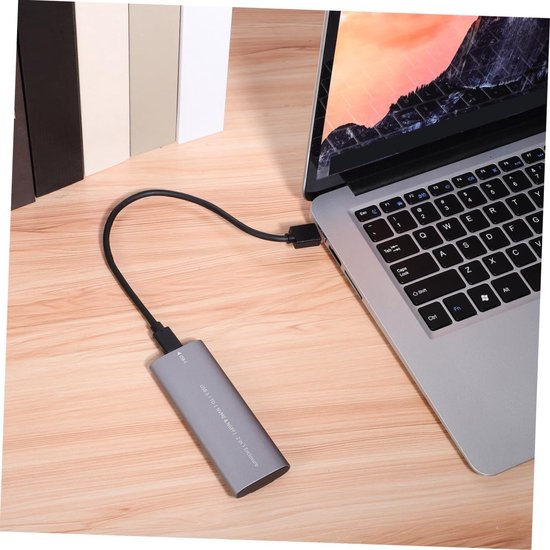 Externe Harde Schijf - Draagbare Opslag - Kantoor Thuis - Dual Protocol NVMe - 11.5 x 3.7 x 1.2 cm — afbeelding 4