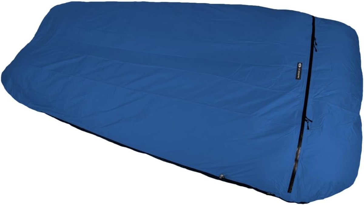 Bivakzak 2 Persoons - Lichtgewicht Slaapzak - Kamperen en Hiken - Waterdicht 3-laags Membraan - 235 cm Lengte - Blauw