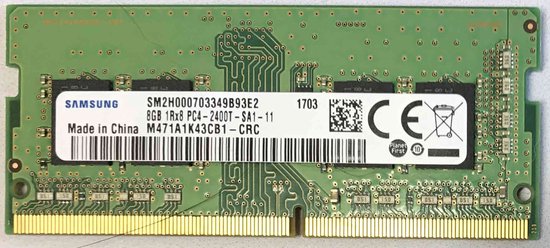 Samsung – 8GB DDR4 2400T SO-DIMM Laptop Geheugen – Snel