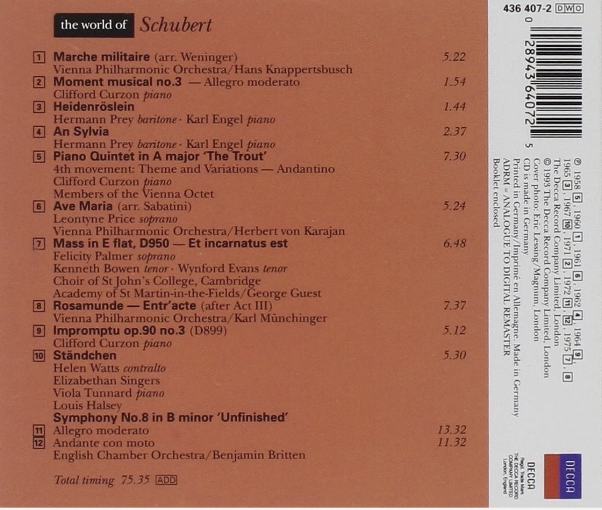 The World of Schubert