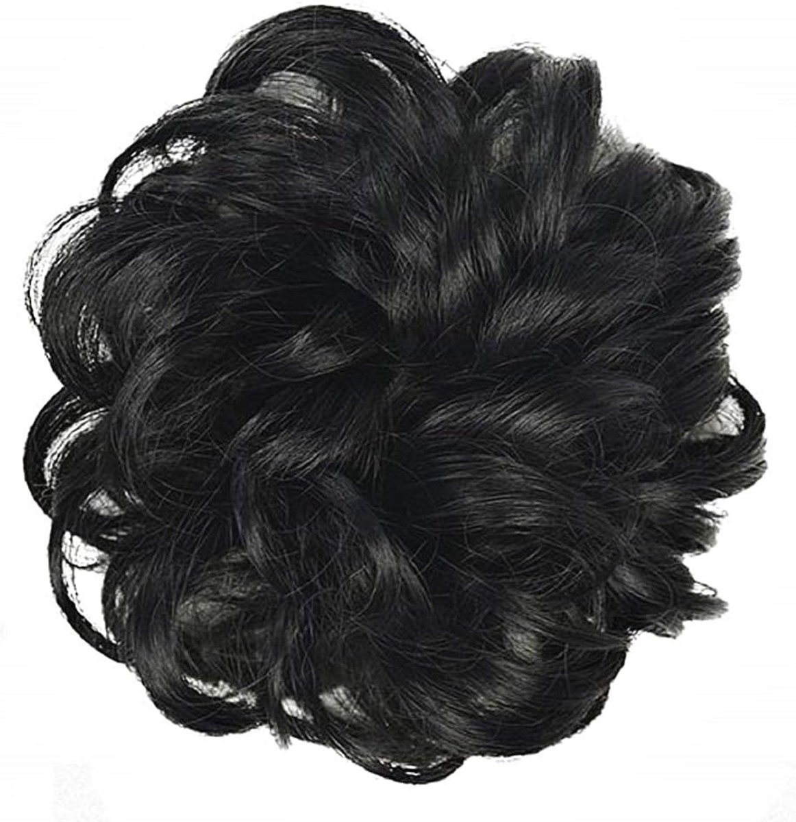 Haar Elastiek - Haaraccessoire Vlecht - Chignon Creëren - Zonder Beschadiging - 8x8x4 cm - Zwart