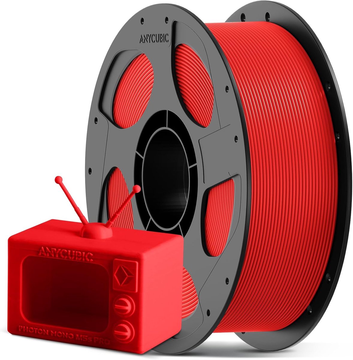 3D Printer Filament - PLA Navulspoel - Snel Printen - RFID Intelligent - 1.75mm 1kg - Rood