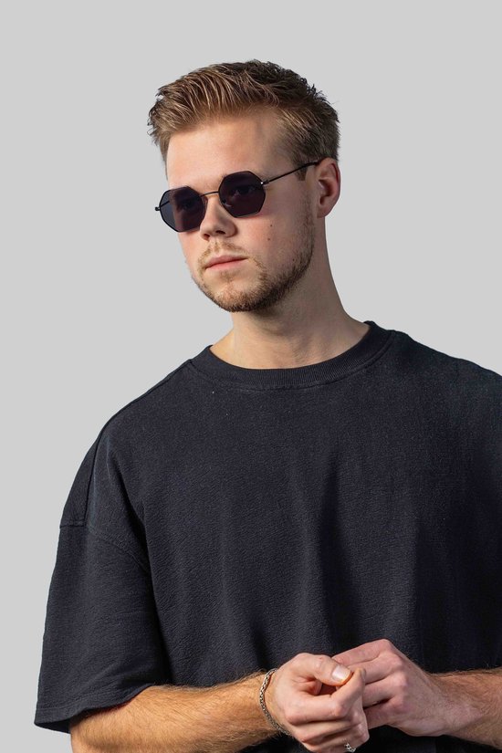 Montuurtjevoorjou - Octa Black 2.0 - Zonnebril - Zonnebril heren en dames - Metaal - Zwart van Montuurtjevoorjou — afbeelding 4