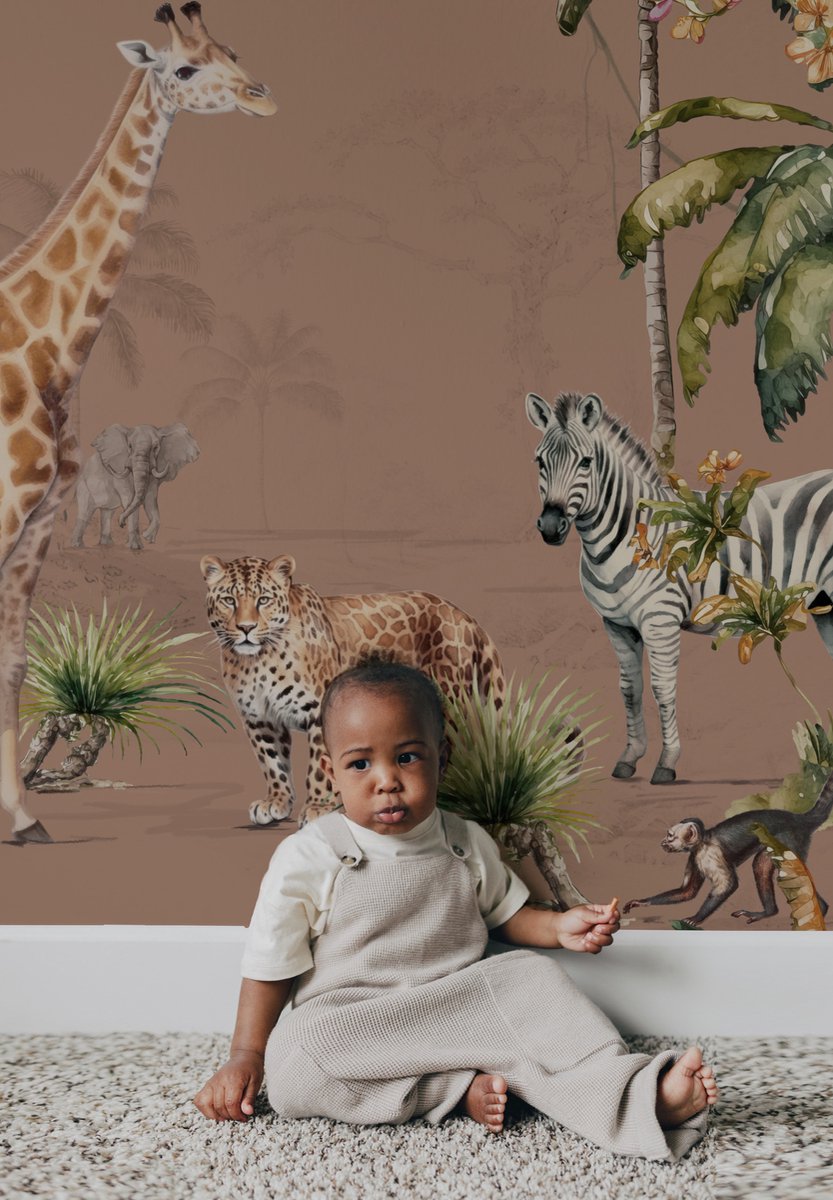 Whymsical Wildlife Terra 300cm breed x 280cm hoog