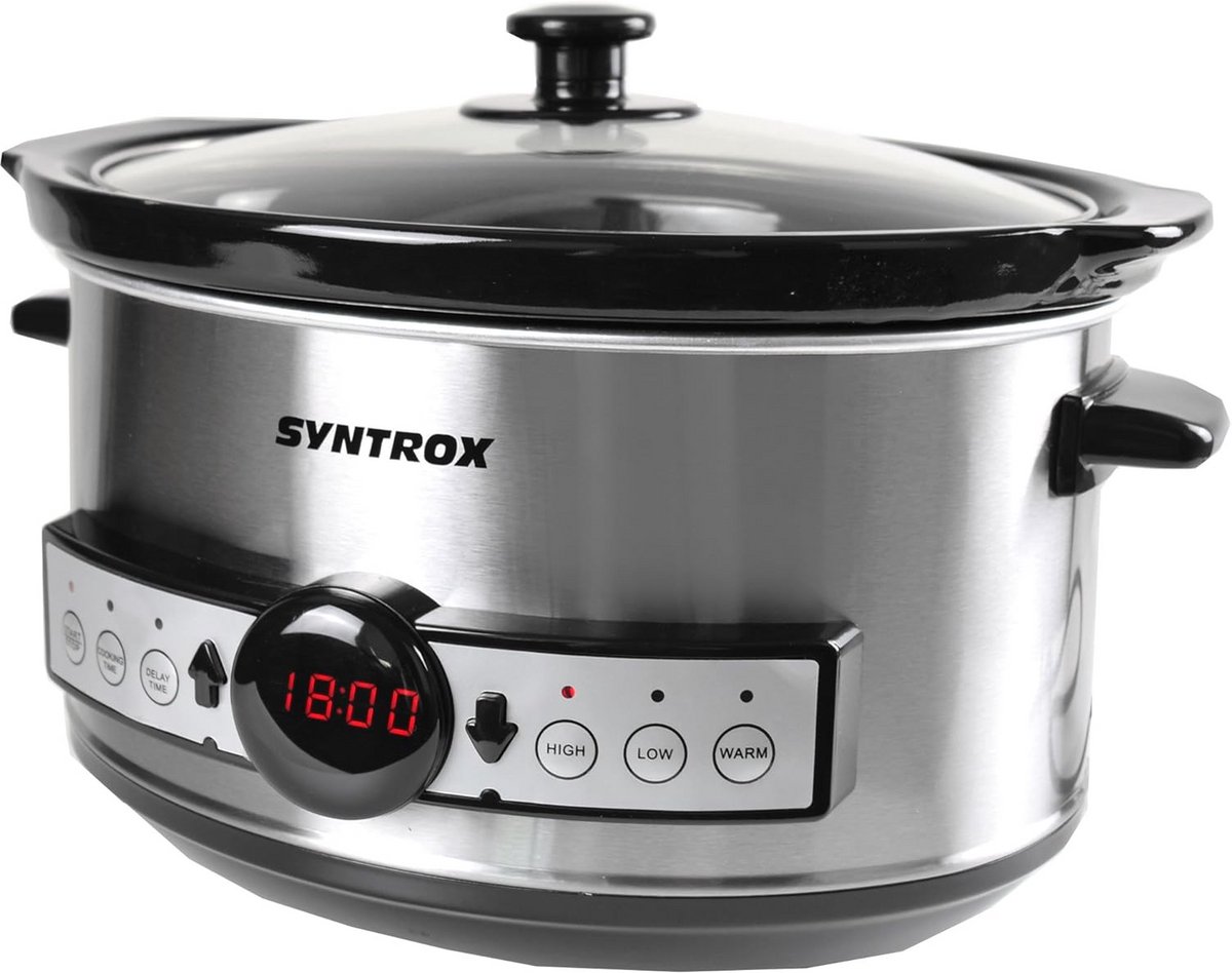 Digitale Slowcooker 3,5 Liter met Timer en Warmhoudfunctie – foto 2