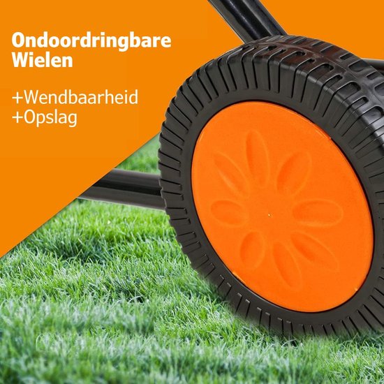 Nexvo® Hakselaar Versnipperaar - Takkenversnipperaar - Shredder - Zwart en Oranje - 40cm x 51cm x 97cm van Nexvo — afbeelding 2
