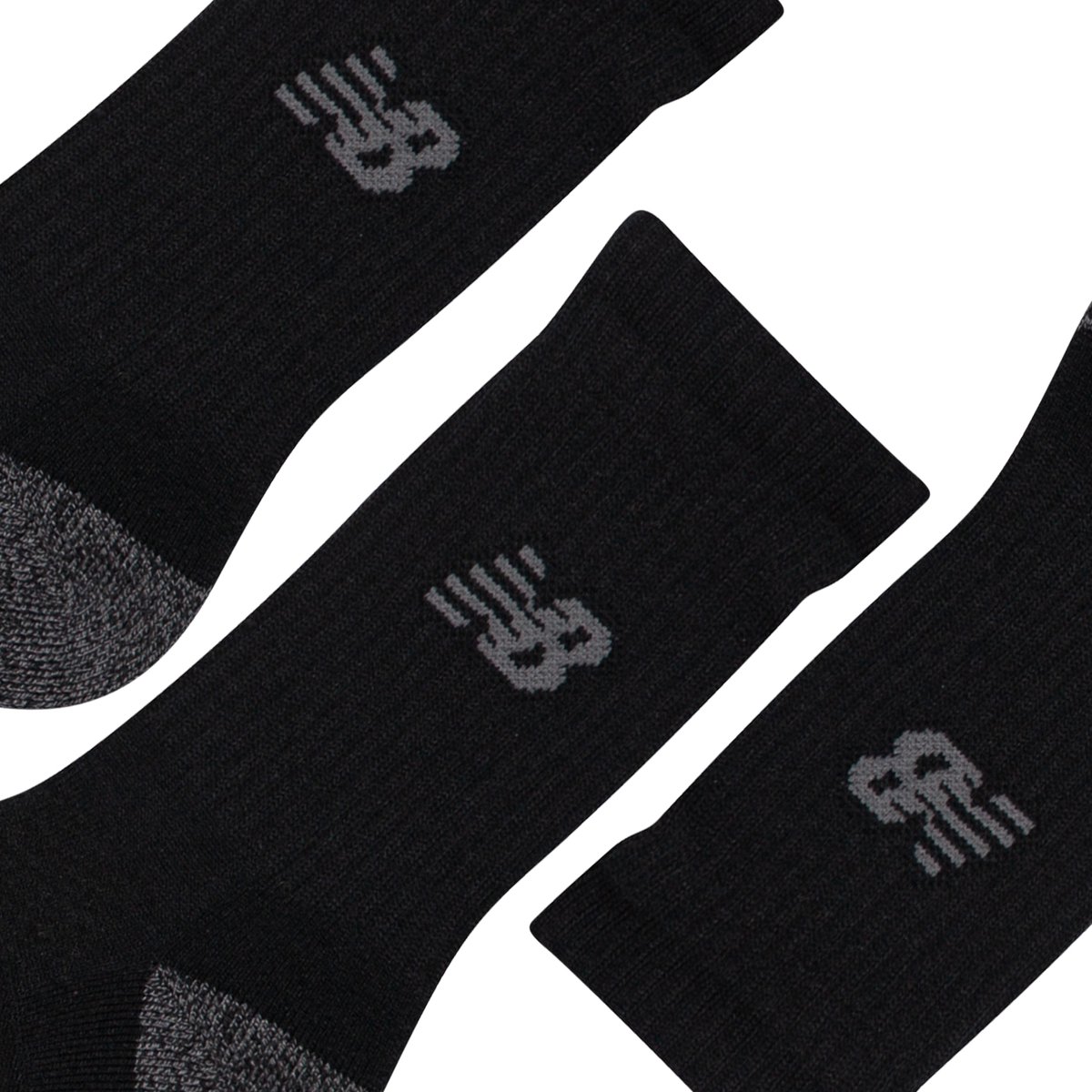New Balance Youth Active Crew Socks 3 Pack Unisex Sportsokken - BLACK — cadeau in Cadeau-ideeën - foto 3