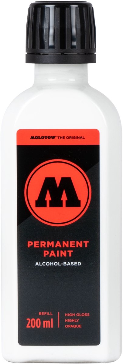 Molotow Permanent Paint - navul verf - 200ml - signal white