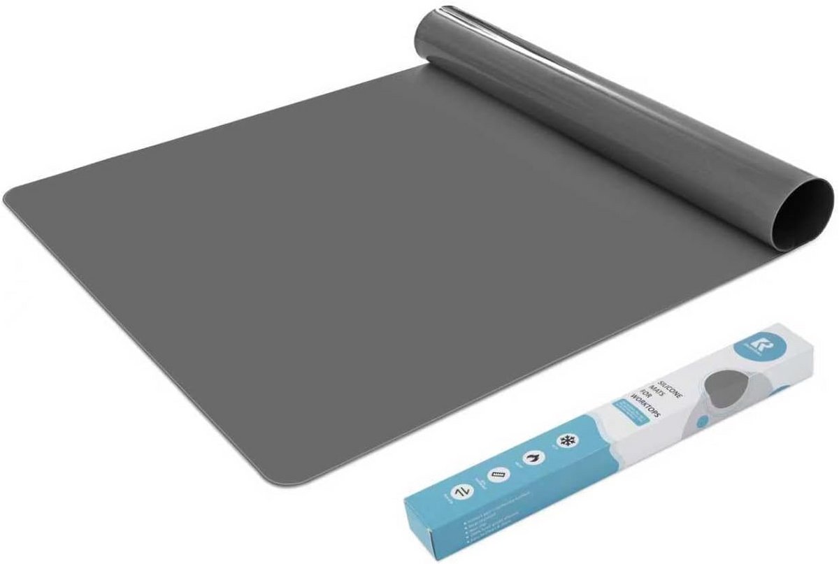 Antislip Siliconen Bakmat - Hittebestendige Tafelonderlegger voor Koken en Bakken - Herbruikbaar en Vaatwasmachinebestendig - 40 x 60 cm