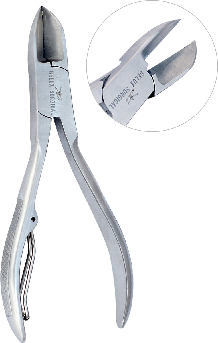 Belux Surgical Instruments – Nagelknipper Tang 11,5 cm – Manicure & Pedicure – RVS – Professionele Nageltang – Steriel Verpakt (Niet Gesteriliseerd)