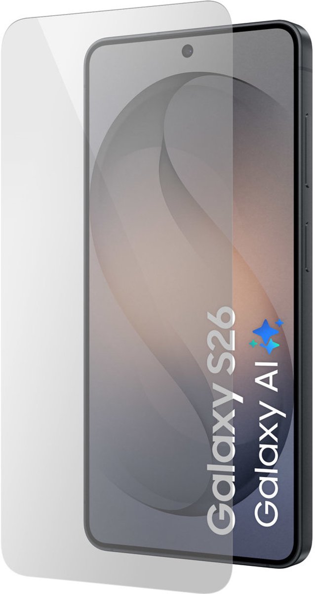 Mobiparts Screenprotector geschikt voor Samsung Galaxy S26 - Gehard Glas - Anti-bacterieel -