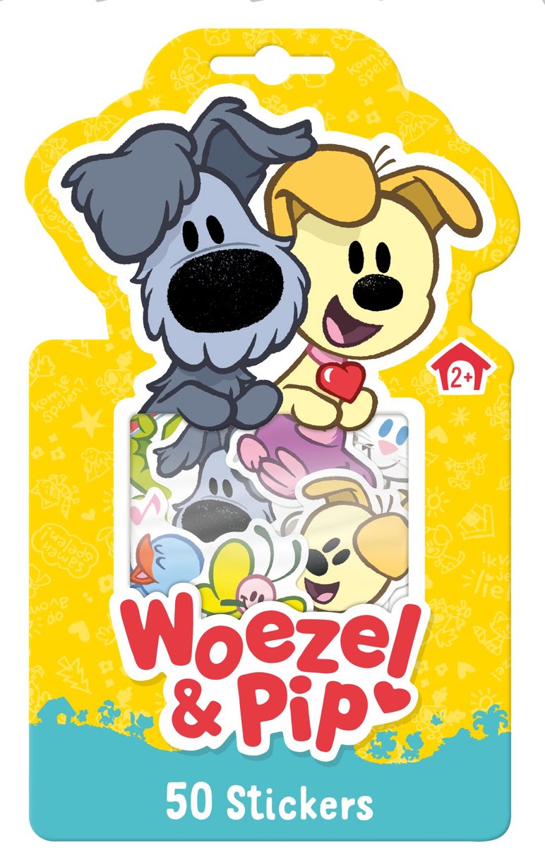Woezel & Pip stickers - 50 stuks - vanaf 2 jaar - Buurpoes, Charlie en alle andere vriendjes