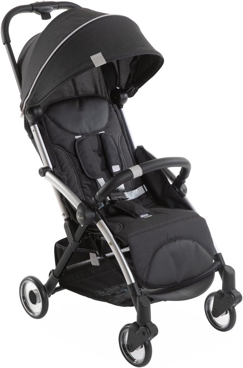 Kinderwagen met automatische sluiting en UV-bescherming voor kinderen van 0 tot 4 jaar
