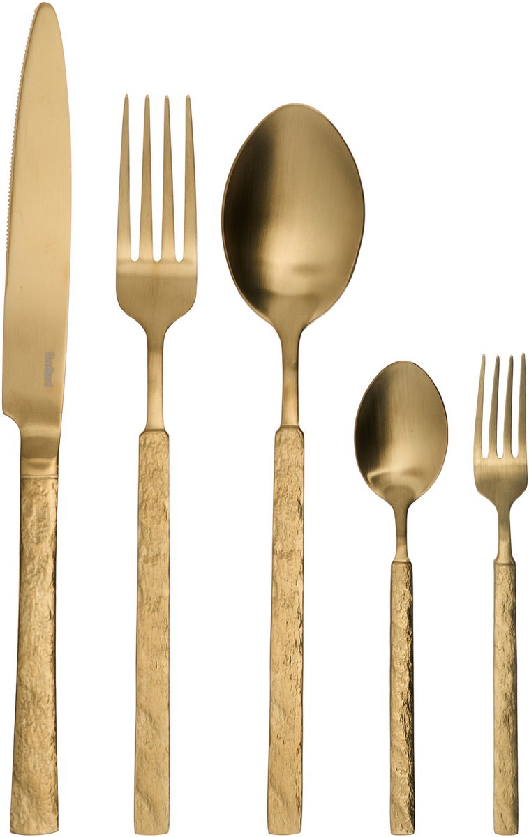 BIGOLI - Bestekset 30-delig - Goud - RVS