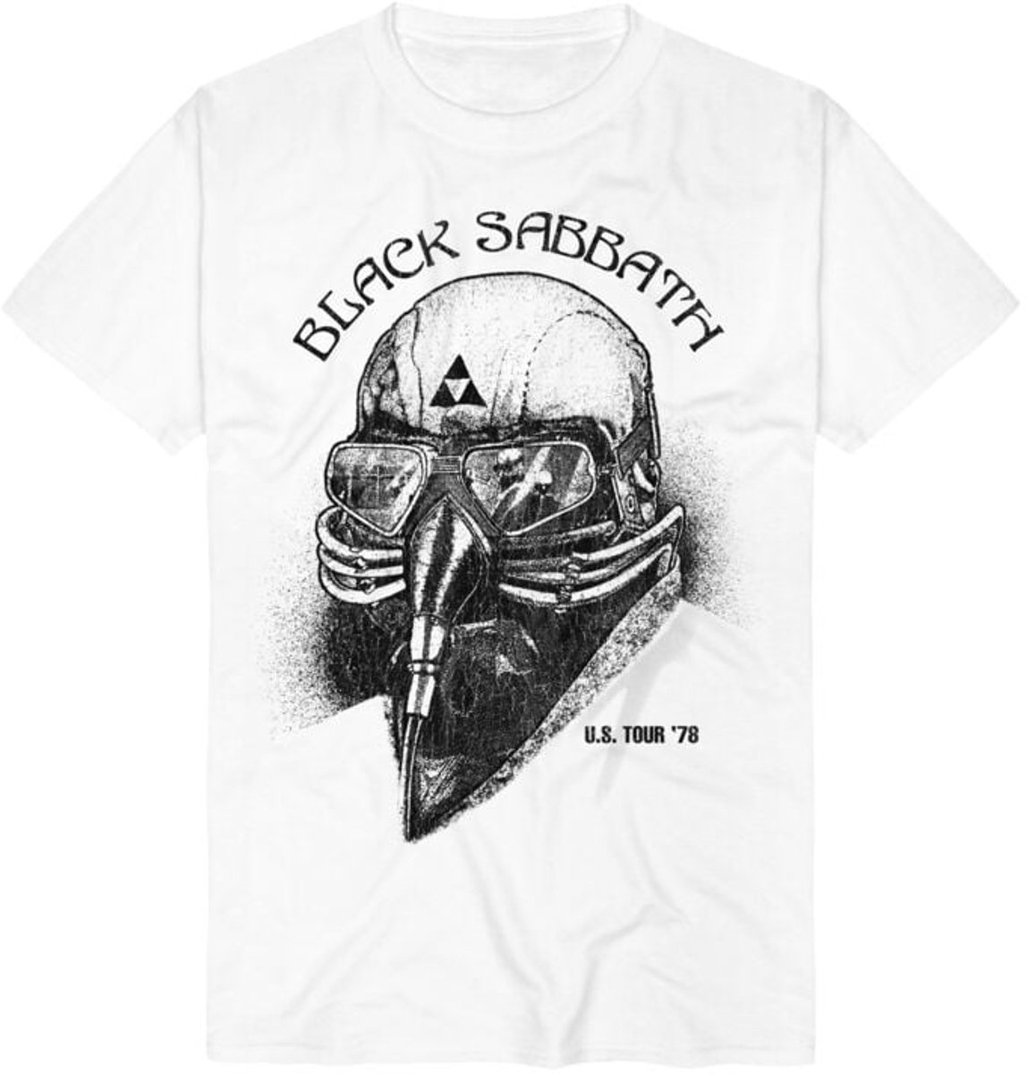 Black Sabbath US Tour 78 Heren T-shirt - wit - S