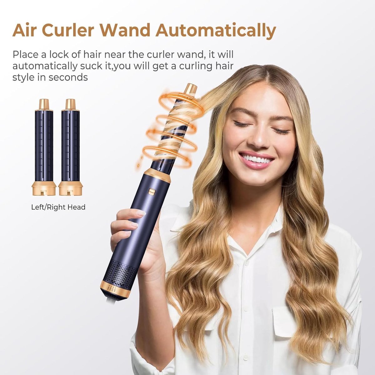 Pinnacle Living 5-in-1 Hairstyler Haardroogborstel met Luchtstroom - afbeelding 2