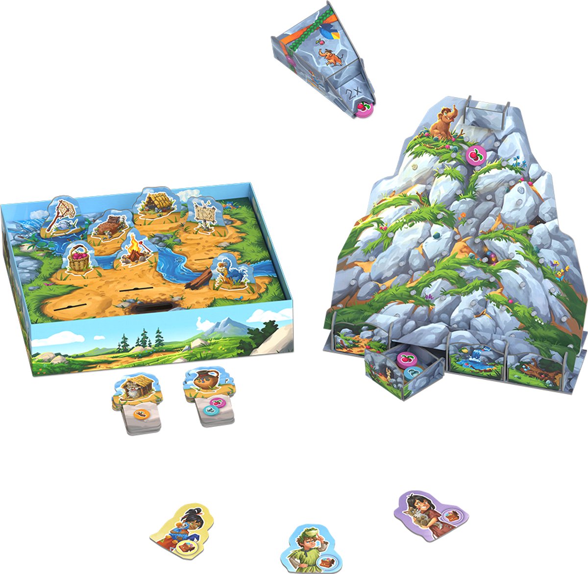 999 Games - Paleolino - Bordspel - Coöperatief geheugenspel voor kinderen — afbeelding 3