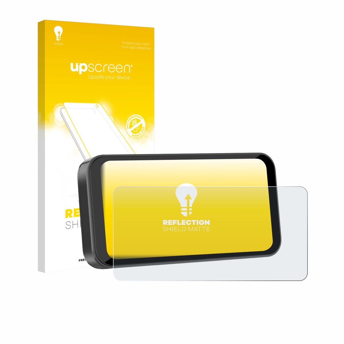 upscreen - Screenprotector voor Carpuride W603B 6.3" - Folie Beschermfolie anti glare matte