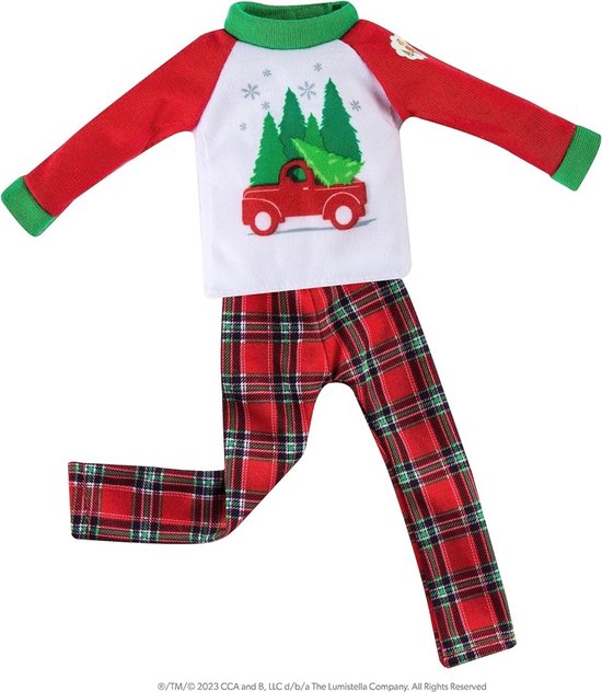 ELF ON THE SHELF The Elf On The Shelf - Trees And Farm Pajamas. (Zonder Popje)! — afbeelding 2