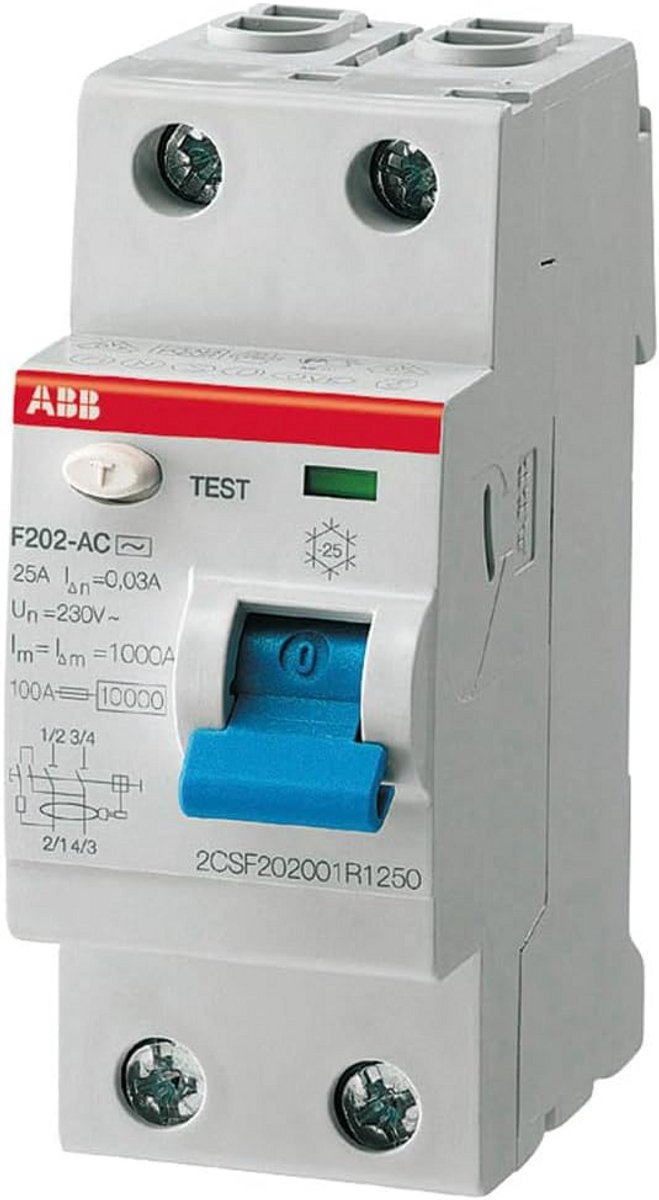 Aardlekschakelaar 40A 2-polig 30mA Type A voor Veilige Elektrische Installaties