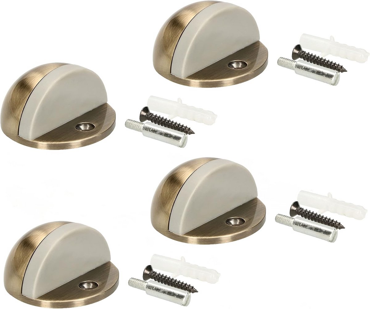 Deurstopper voor Vloermontage - Beschermt Muren en Deuren - 4 Stuks