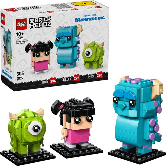 LEGO BrickHeadz Sulley, Mike en Boo
