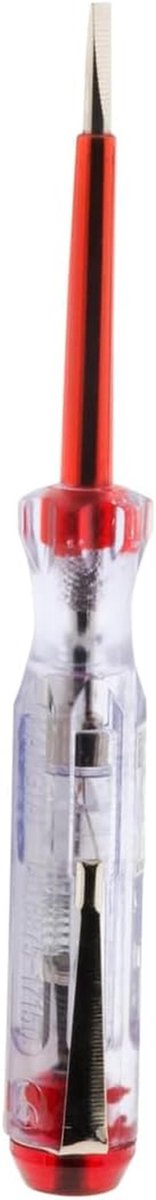 Platte Blad Spanning Tester Schroevendraaier 3.5mm - Max Spanning 250V - Eenvoudige Detectie - 140mm