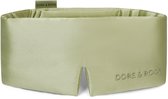 Dore & Rose - Slaapmasker - Oogmasker - Zijden Slaapmasker Voor Mannen en Vrouwen - Deep Sleep Mask - Eye Mask - Verduisterend - Wallen - Groen - Nº 29 Joie de Vivre