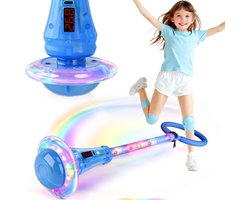 YYchan Dance Wheel - Swing wiel met licht - geïntegreerde teller - telt rotaties tijdens het bewegen - Blauw