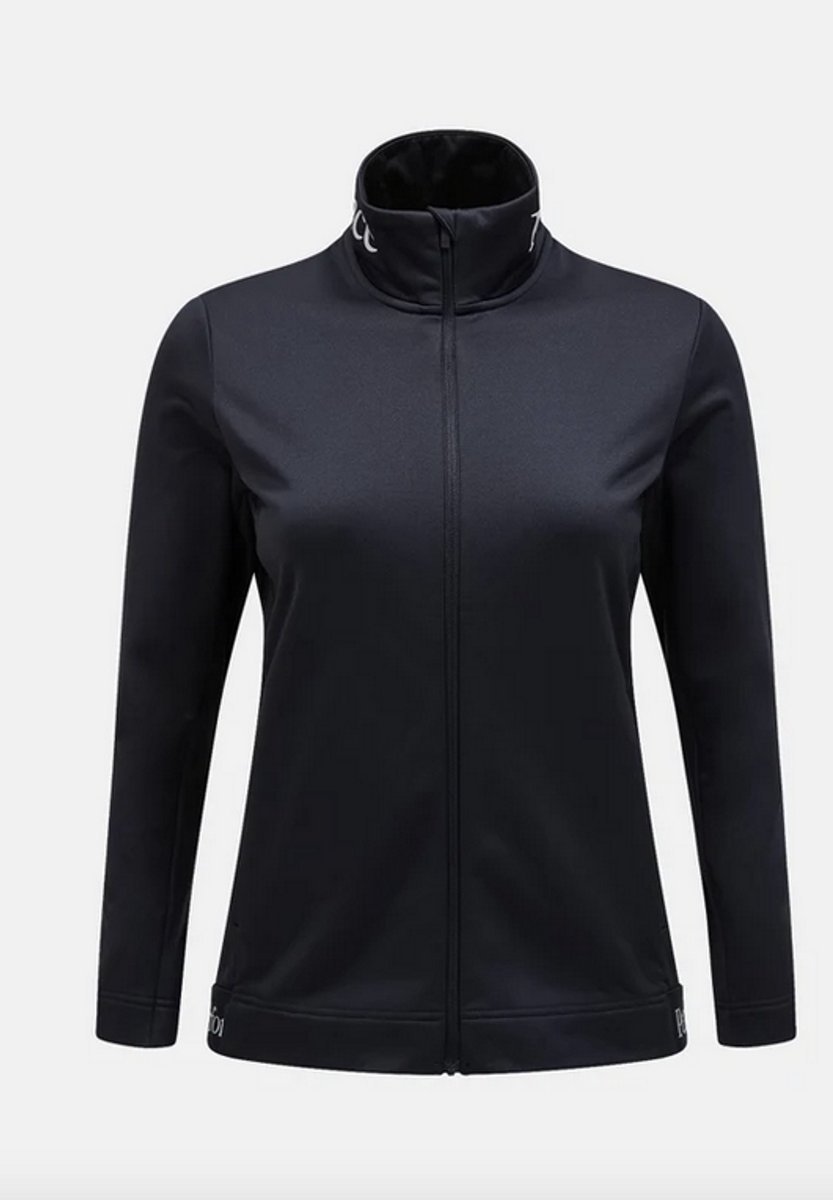 PEAK PERFORMANCE W RIDER TECH ZIP JACKET Zwart