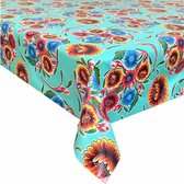 MixMamas Tafelzeil Bloom / Floral - Rol - 120 cm x 11 m - Mintgroen