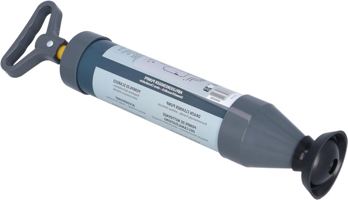 Aura® Rioolontstopper - Rioolveer - Ontstoppingsveer - Grijs - ‎38cmx 10cm x 7cm