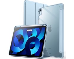 JETech Case for iPad Air 11-Inch M3/M2 (2025/2024), iPad Air 5/4 (10.9-Inch, 2022/2020, 5th/4th Generation), Clear Transparent Back Cover Shell Slim Shockproof Tablet Case Cover (Light Blue)