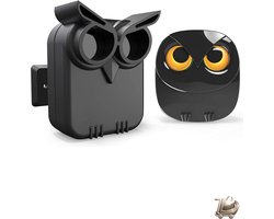 Draadloos Alarmsysteem met Bewegingssensor - 800 m Bereik - Weerbestendige Sensor - Inbraakbeveiliging met Ontvanger - Lange Afstand Alarm - Draadloos Veiligheidssysteem voor Huis en Bedrijf - Camerabewaking - Alarm