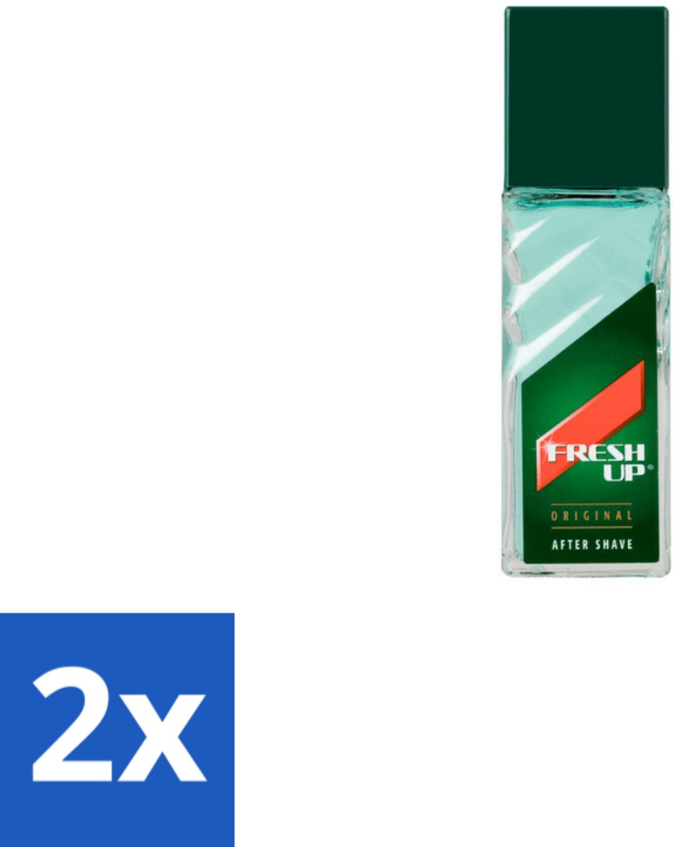 2 x Fresh-Up After Shave Roller 100 ml - Aftershave Lotion - Scheren - Huidverzorging - Menthol - Hamamelis