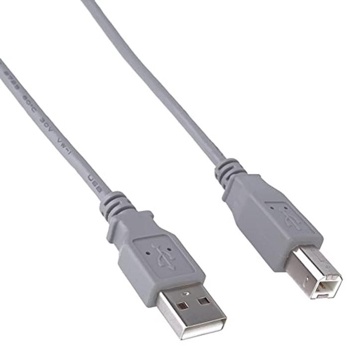 USB 2.0 High Speed A-B Kabel 1m | Dubbel afgeschermd | Voor Scanner, Printer & Externe Harde Schijven