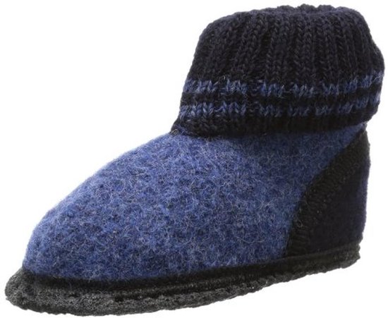Ötzi pantoffels voor kinderen - Blauwe, comfortabele huisschoenen