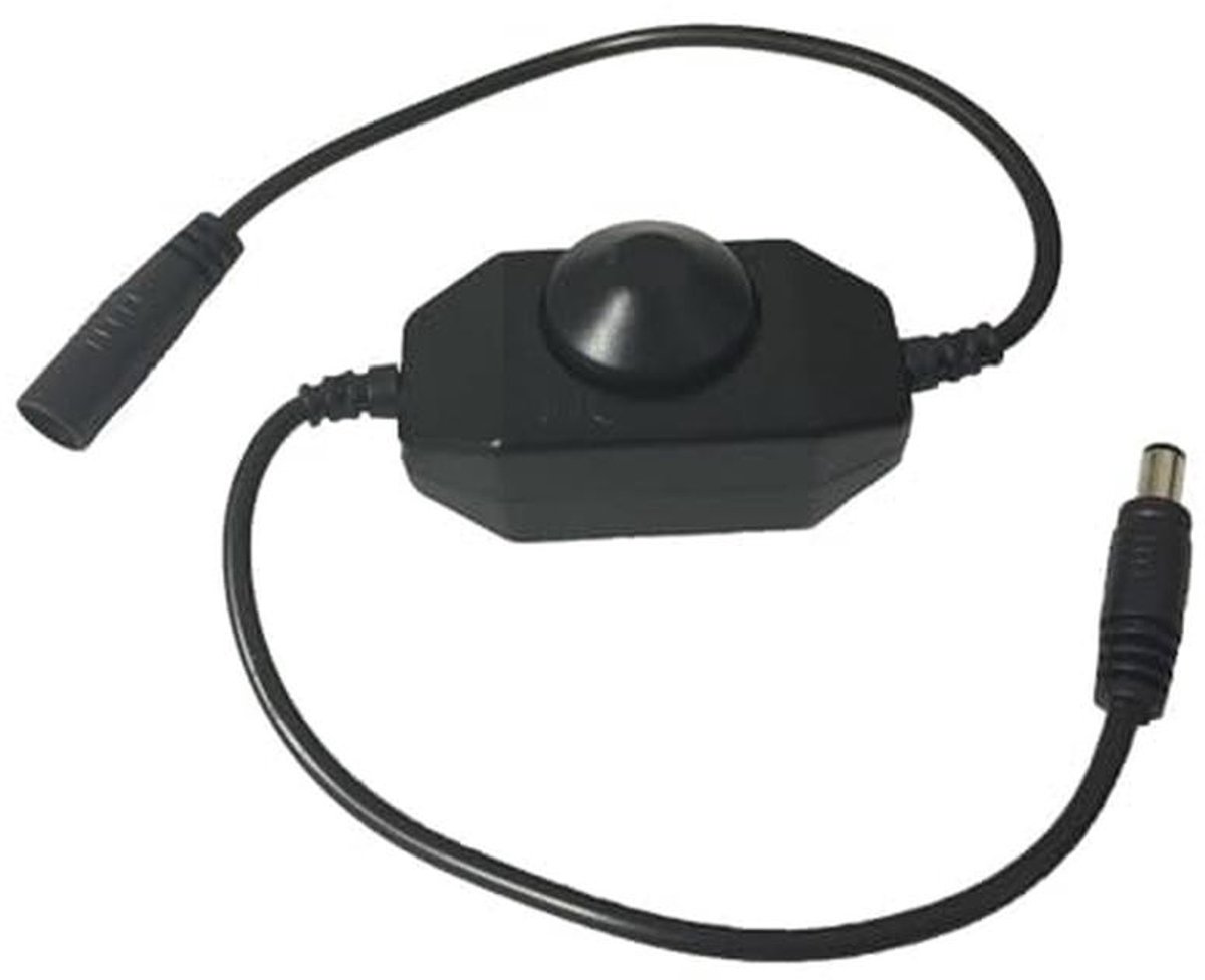 Dimbare LED Strip Controller 12V-24V 3A – PWM Dimmere Draaiknop voor LED Verlichting