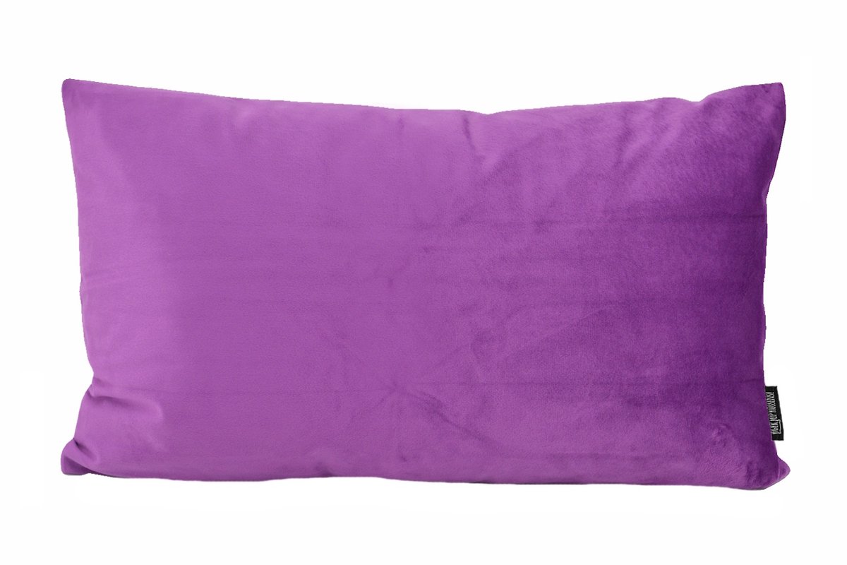 Gek op Kussens! Sierkussen Velvet Violet Long | 30 x 50 cm | Velvet/Polyester