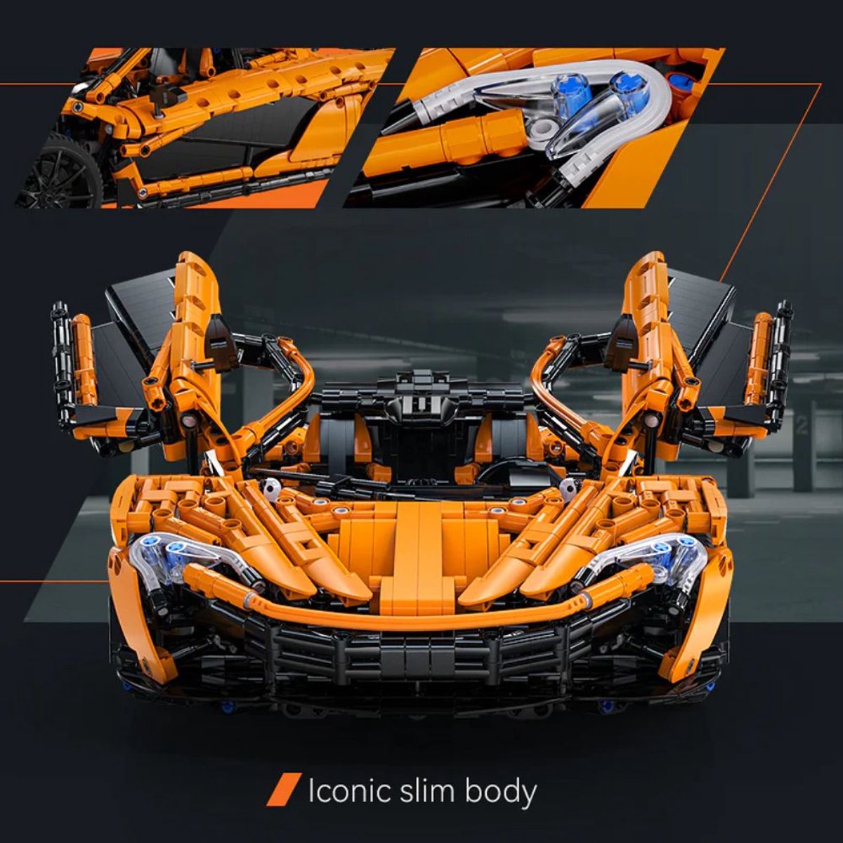CadaBricks C61513W Assassin XR mega bouwset | City fast champions adventure | Creator and classic motor bouwpakket | Technic speelgoed ideas voor volwassenen | Icons furious speed f1 auto geschikt voor Lego | Technische bouwdoos met 3617 bloks — afbeelding 22