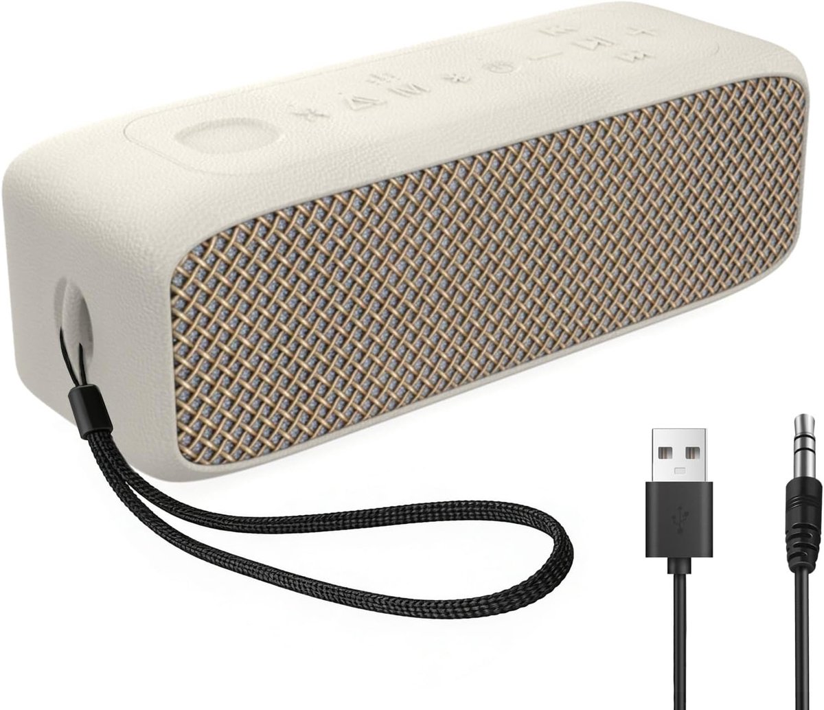 Draadloze Speaker - Bluetooth Geluid - Buiten Muziek - IP68 Waterdicht - 196 cm - Wit