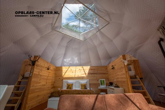 Glamping DOME/ GLOBE - 6 meter - Beige tent — afbeelding 4